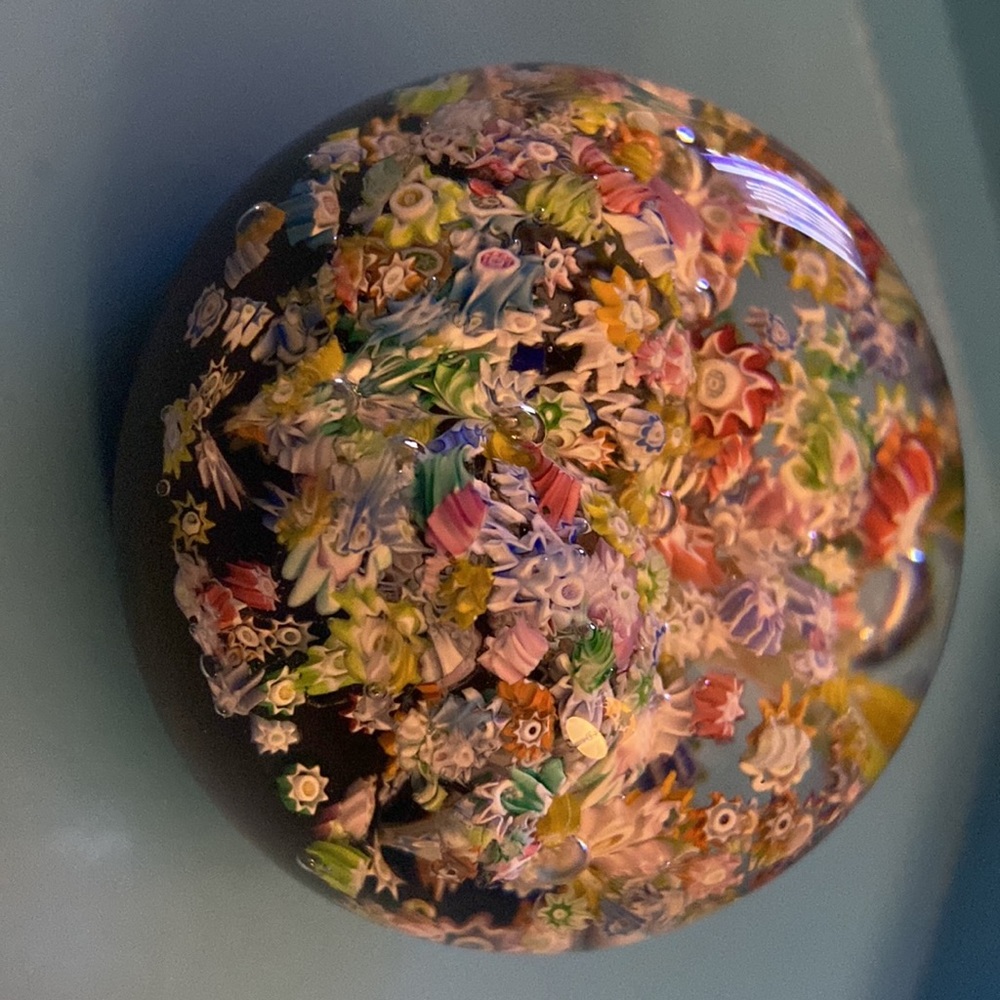 Perthshire Millefiori Scramble Paperweight - Picture 3 of 7